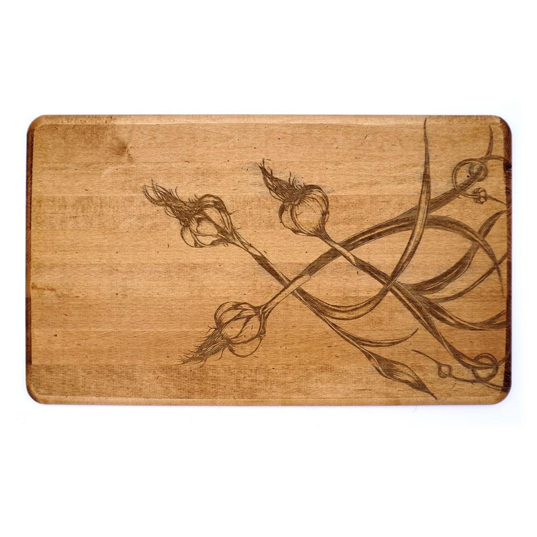 Maple Artisan Charcuterie Board | Garlic